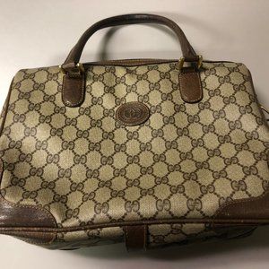 AUTHENTIC VINTAGE GUCCI MONOGRAM BOWLER